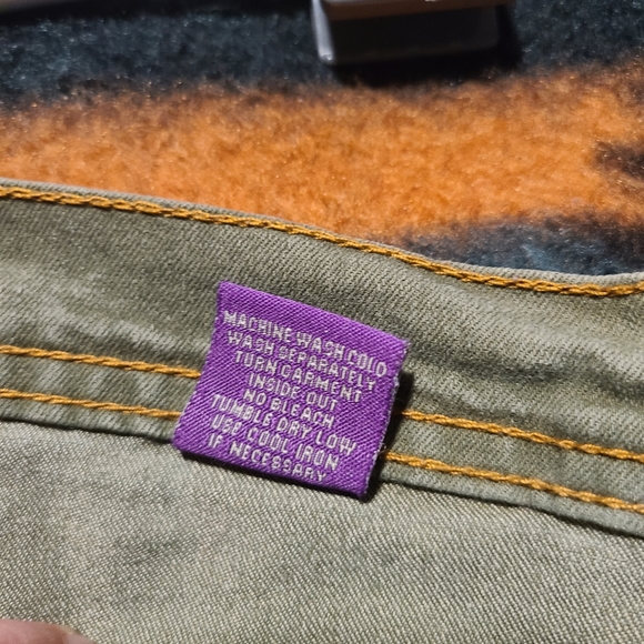 G-TTON Size 7/8 Army Green Skinny Jeans - Picture 5 of 10